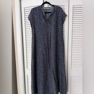 NWOT Bellarose Vasco dress. 100% silk maxi dress.